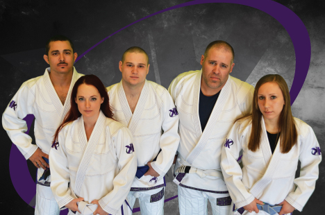 KOZEN Fighter - Purple Scorpion Gi - White